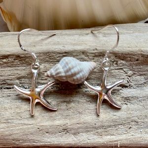 925 Starfish Earrings